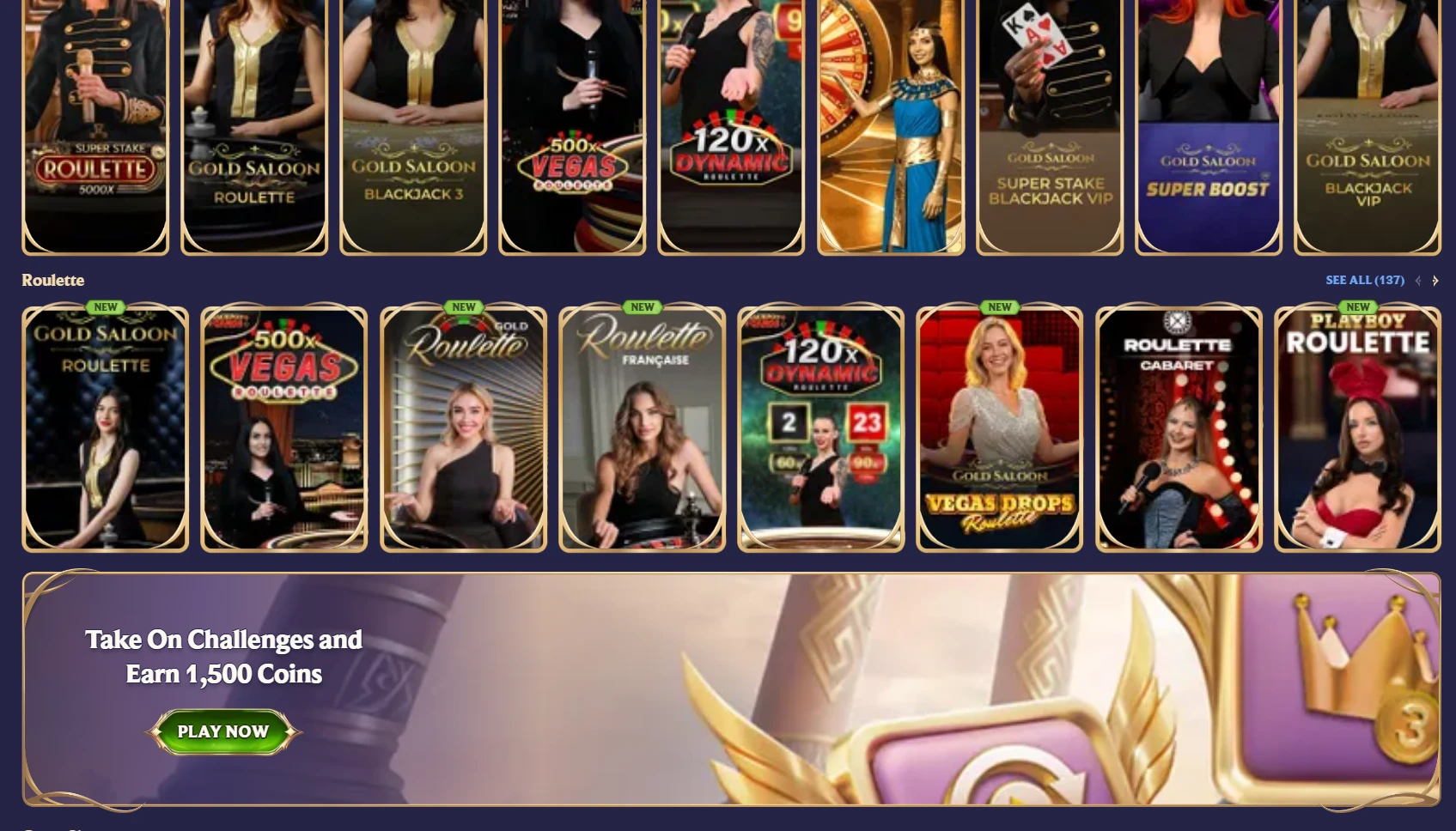Divaspin Casino section croupiers en direct